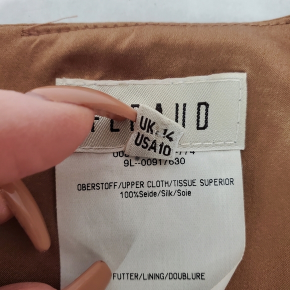 Louis Feraud Gorgeous 100% Silk Wrap Front Tank Blouse with Matching Scarf Set - Picture 14 of 16